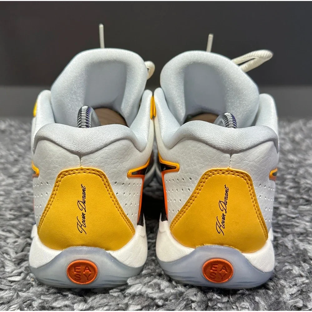 Nike Shoes Sneaker Mens Size 8 University Gold White KD 17 Sunrise FJ9487-700